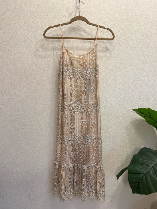 Eri & Ali Dresses & Skirts - Eri + Ali Anthropologie Lace Midi Dress – Size XS